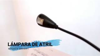 Lampara De Atril Mighty Bright Xtraflex Led 12772 [upl. by Atilahs687]