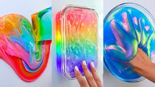 Satisfying Slime ASMR  Relaxing Slime Videos Compilation No Talking No Music No Voiceover [upl. by Apostles]