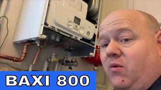 LEEDS PLUMBER  COMBI BOILER INSTALLATION  BAXI 830 [upl. by Battista]