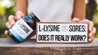 Llysine for cold sores Does it REALLY work [upl. by Hay]