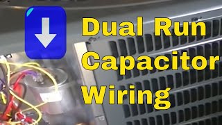 HVAC Training  Dual Run Capacitor Wiring [upl. by Reldnahc292]