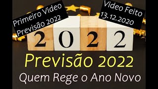 Previsão 2022 amp Tarot 2022 Quem Rege Planeta Orixa Numerologia Horoscopo Chines Data 131220 [upl. by Yrrol]