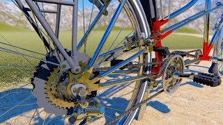 Sketchup amp Lumion Tandem Bicycle 3dmodeling by Peter Czyschke 1080p with Sound [upl. by Olram]