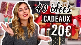 40 IDÉES CADEAUX PETITS BUDGETS 20€ 🎁 [upl. by Euqinorev]