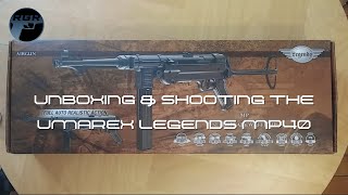 Unboxing amp Shooting The Umarex Legends MP40 177 Caliber [upl. by Shermie625]