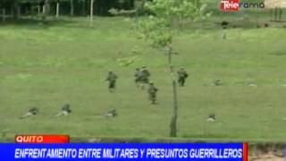 Enfrentamiento entre militares y presuntos guerrilleros [upl. by Ahsytal]