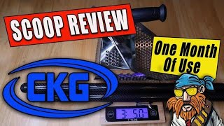 CKG Stainless  Carbon Fiber Beach Sand Scoop Review  One Month Later [upl. by Ateloj]