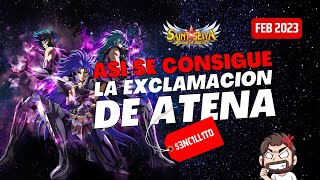 Así se consigue la Exclamación de Atena  Saint Seiya Legend of Justice [upl. by Esiuqram575]