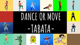 Dance or Move TABATA PE activity or BRAIN BREAK [upl. by Yasmine]