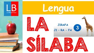 La SÍLABA para niños SEPARAR por SÍLABAS ✔👩‍🏫PRIMARIA [upl. by Ajnin709]