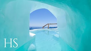 Cocoon Suites  BEST CAVE POOL in Santorini full tour 4K [upl. by Heaps]