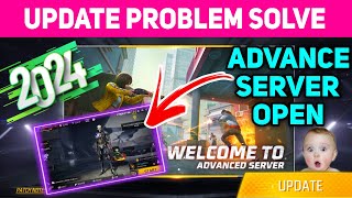 FREE FIRE ADVANCE SERVER UPDATE PROBLEM  FF ADVANCE SERVER UPDATE PROBLEM 2024  UPDATE KAISE KARE [upl. by Eustasius900]