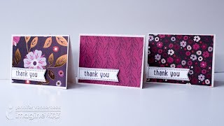 Quick and Simple Handmade Thank You Cards [upl. by Laszlo]