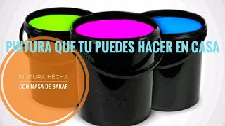 Como hacer pintura casera  Como fabricar pintura en casa  PINTURA HECHA EN CASA  hazlo tu mismo [upl. by Yseult]