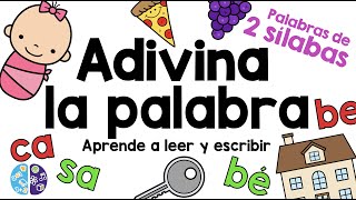 Adivina la palabra  Empieza con y termina con  Ejercicio para Aprender a leer y escribir  Minders [upl. by Asiole]