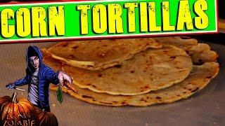 Corn Tortilla Recipe  The Vegan Zombie [upl. by Demetria]