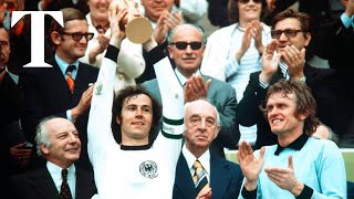 Franz Beckenbauer German World Cup winner dies aged 78 [upl. by Keir]