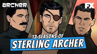 12 Seasons of Sterling Archer’s Best Moments  Archer  FXX [upl. by Almeda]