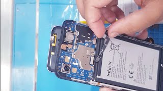 infinix Hot 11 Screen Glass and Battery Replacement [upl. by Einhoj]