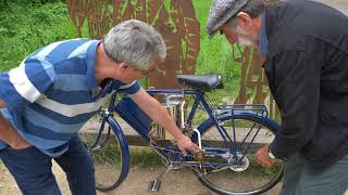 The Ruscombe Gentlemans Steam Bicycle [upl. by Had]