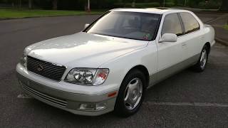 Arons 1999 Lexus LS400 Walkaround [upl. by Auqinet730]