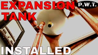 HOW TO INSTALL A THERMAL EXPENSION TANK ON WATER HEATER [upl. by Ahsaercal]