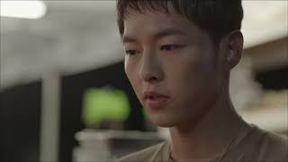 Captain Yoo confesses his love to Kang  Descendants of the Sun Ep14 [upl. by Ateekan]