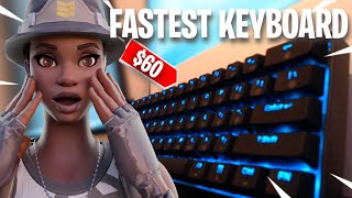 The BEST Keyboard for FORTNITE  Dierya Dk61e UNBOXING  Fastest Keyboard in 2021 [upl. by Odin]