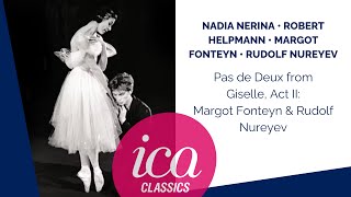 Margot Fonteyn  Rudolf Nureyev Giselle PAS DE DEUX FROM ACT II [upl. by Ainit]