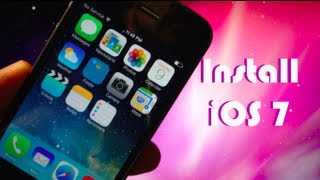 How to Install iOS 7 for FREE on iPhone 54S4 iPod Touch 5G iPad 234 Mini [upl. by Roana25]