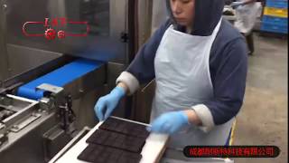 one shot chocolate depositor machineHow Does Chocolate Depositing Production Line Work [upl. by Elwina]