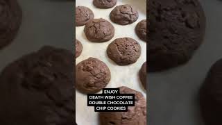 How to make Death Wish Coffee Double Chocolate Chip Cookies [upl. by Dabney554]