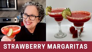 How to Make a Frozen Strawberry Margarita Recipe with Triple Sec  The Frugal Chef [upl. by Thomasa479]