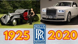 Evolution of RollsRoyce Phantom  1925  2020 [upl. by Dalia]