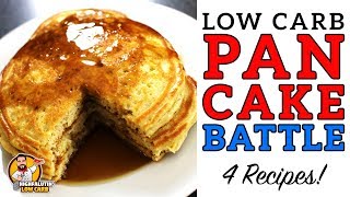 Low Carb PANCAKE BATTLE  The BEST Keto Pancake Recipe  Coconut Almond Cream Cheese amp Carbquick [upl. by Gnik425]