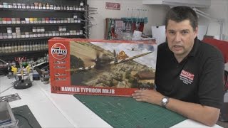 Airfix 124 Hawker Typhoon Mk1b review [upl. by Nerrat]