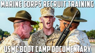 What Marine Recruits Go Through In Boot Camp  Earning The Title  Making Marines on Parris Island [upl. by Aidyn]