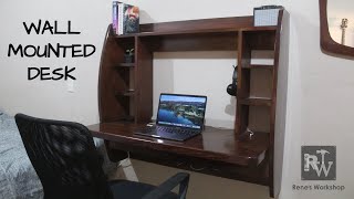 How to Make a Floating Wall Desk [upl. by Yseulta]