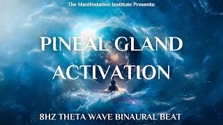 8Hz Theta Wave Binaural Beats For Pineal Gland Activation  Schumann Frequency  Manifest Success [upl. by Shiff]