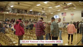 Arthur Lovington Atwood Hammond Veterans Day Assembly 2024 [upl. by Kecaj188]