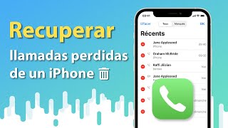 Recuperar llamadas perdidas de un iPhone iOS 181716 [upl. by Franckot]