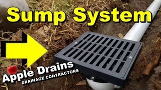 Back Yard Sump System How to Install [upl. by Naujyt996]