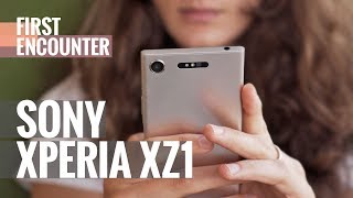 Sony Xperia XZ1 HandsOn Review [upl. by Flossie]