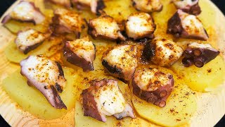 Pulpo a la gallega con patatas [upl. by Gnas]