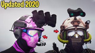 How to Wear A Helmet Mask amp Glasses Together in GTA 5 Online in 2020 Updated Glitch [upl. by Medora]