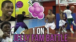 Jelly Fam 1 on 1s 🍇 Isaiah Washington Jordan Walker Pedro Marquez and Markquis Nowell [upl. by Aerdnek]