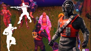 RAREST PROMOTIONAL “Stealth Reflex” Skin Emote Battles Players in Fortnite Party Royale [upl. by Greenes]