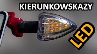 Montaż kierunkowskazów LED w motocyklu [upl. by Wallie478]