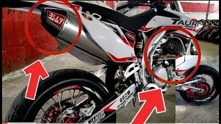 PROBANDO TAURO 450 SUPER MOTO 2018 ACELERACION Y DEMOSTRACION [upl. by Arakaj]