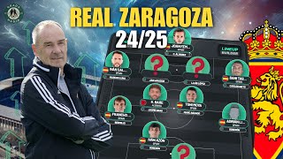 PLANTILLA REAL ZARAGOZA 20242025 ¿CANDIDATO AL ASCENSO  LALIGA HYPERMOTION [upl. by Nnahsal]